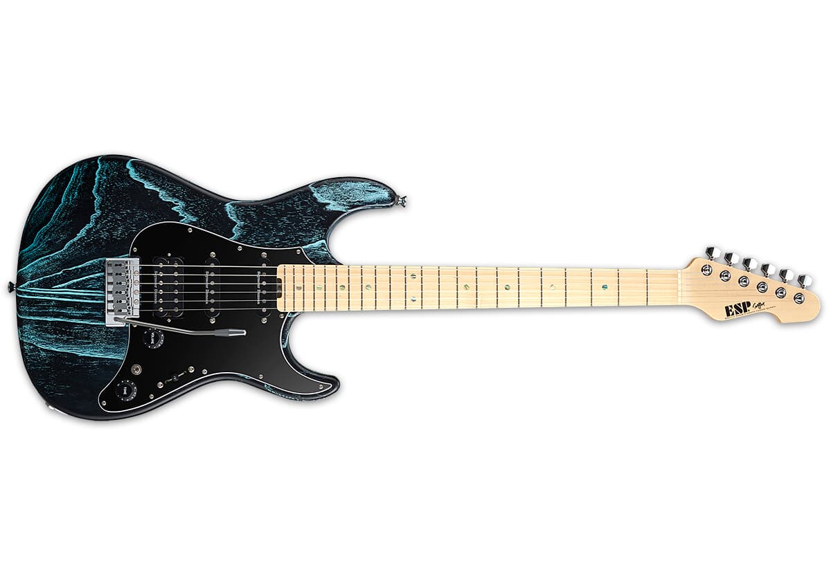 ESP SNAPPER CTM MAPLE DRIFT BLACK BLUE FILLER